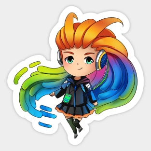 Cyber Pop Zoe Sticker